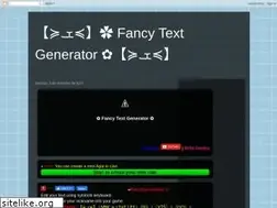 Sites similar to fancytextnick.blogspot.com