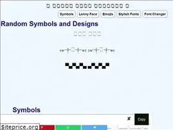 Sites similar to fancytextsymbols.com