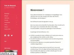 Sites similar to fandebeaute.fr