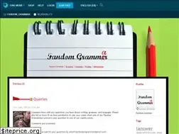 Sites similar to fandom-grammar.livejournal.com