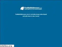 Sites similar to fanmailaddresses.com