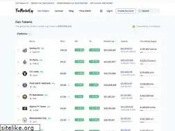 Sites similar to fanmarketcap.com