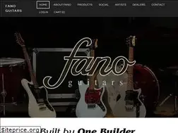 Sites similar to fanoguitars.com