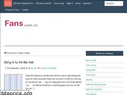Sites similar to fans.com.vn