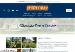 Sites similar to fanshawepioneervillage.ca