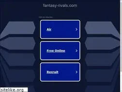 Sites similar to fantasy-rivals.com