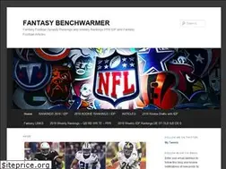 Sites similar to fantasybenchwarmer.wordpress.com