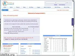 Sites similar to fantasycricket11.com