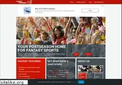 Sites similar to fantasypostseason.com