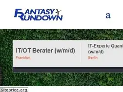 Sites similar to fantasyrundown.com