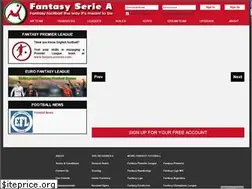 Sites similar to fantasyseriea.com