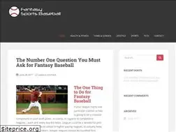Sites similar to fantasysportsbaseball.com
