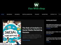 Sites similar to fanwebshop.com