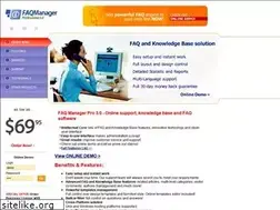 Sites similar to faq-manager-pro.com