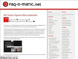 Sites similar to faq-o-matic.net