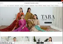 Sites similar to farahtalibaziz.com.pk