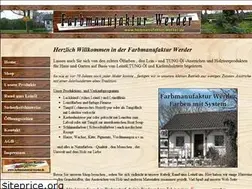 Sites similar to farbmanufaktur-werder.de
