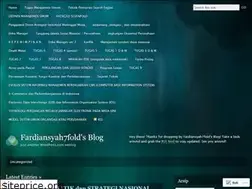 Sites similar to fardiansyah7fold.wordpress.com