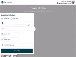 Sites similar to fareslist.com