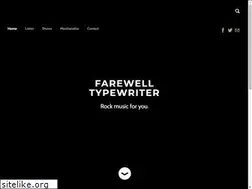 Sites similar to farewelltypewriter.com
