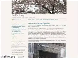 Sites similar to farfarawayla.wordpress.com
