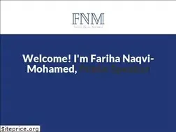 Sites similar to farihanaqvimohamed.com
