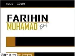 Sites similar to farihinmuhamad.blogspot.com