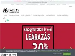 Sites similar to farkasvadaszbolt.hu