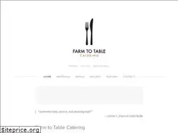 Sites similar to farm2tablecatering.com