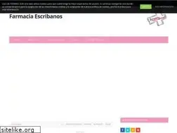 Sites similar to farmaciaescribanos.es
