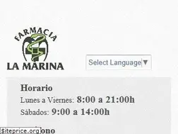 Sites similar to farmacialamarina.com