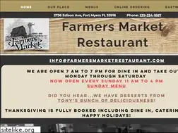 Sites similar to farmersmarketrestaurant.com