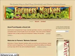 Sites similar to farmersmarketscalendar.com