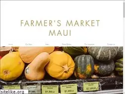 Sites similar to farmersmarketsmaui.com
