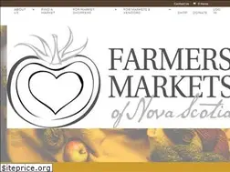 Sites similar to farmersmarketsnovascotia.com