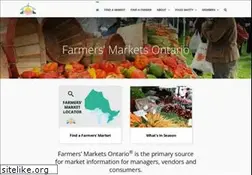 Sites similar to farmersmarketsontario.com