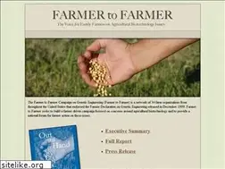 Sites similar to farmertofarmercampaign.com