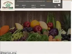 Sites similar to farmtoforkcolorado.com