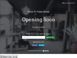 Sites similar to farmtotablemeals.com
