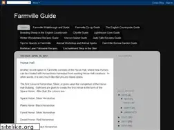 Sites similar to farmvillefreyashawk.blogspot.com
