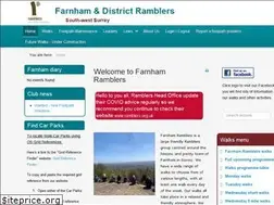 Sites similar to farnhamramblers.org.uk
