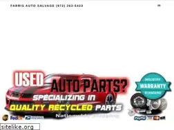 Sites similar to farrisusedautoparts.com