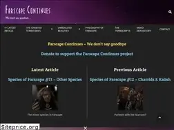 Sites similar to farscapecontinues.com