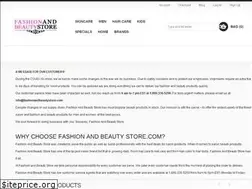 Sites similar to fashionandbeautystore.com