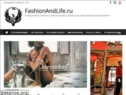 Sites similar to fashionandlife.ru
