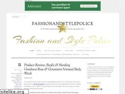 Sites similar to fashionandstylepolice.com