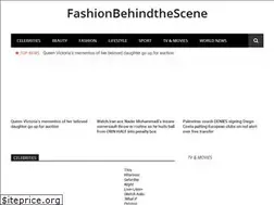 Sites similar to fashionbehindthescene.com