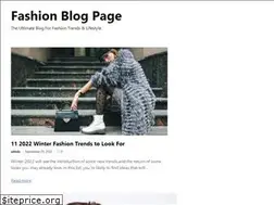 Sites similar to fashionblogpage.com
