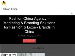 Sites similar to fashionchinaagency.com