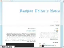 Sites similar to fashioneditorsnotes.blogspot.com